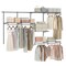 4-8 FT Wall Closet Storage System with Adjustable Shelves and Rods
